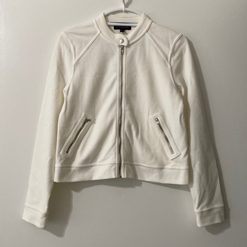 Banana Republic Knit Bomber Jacket